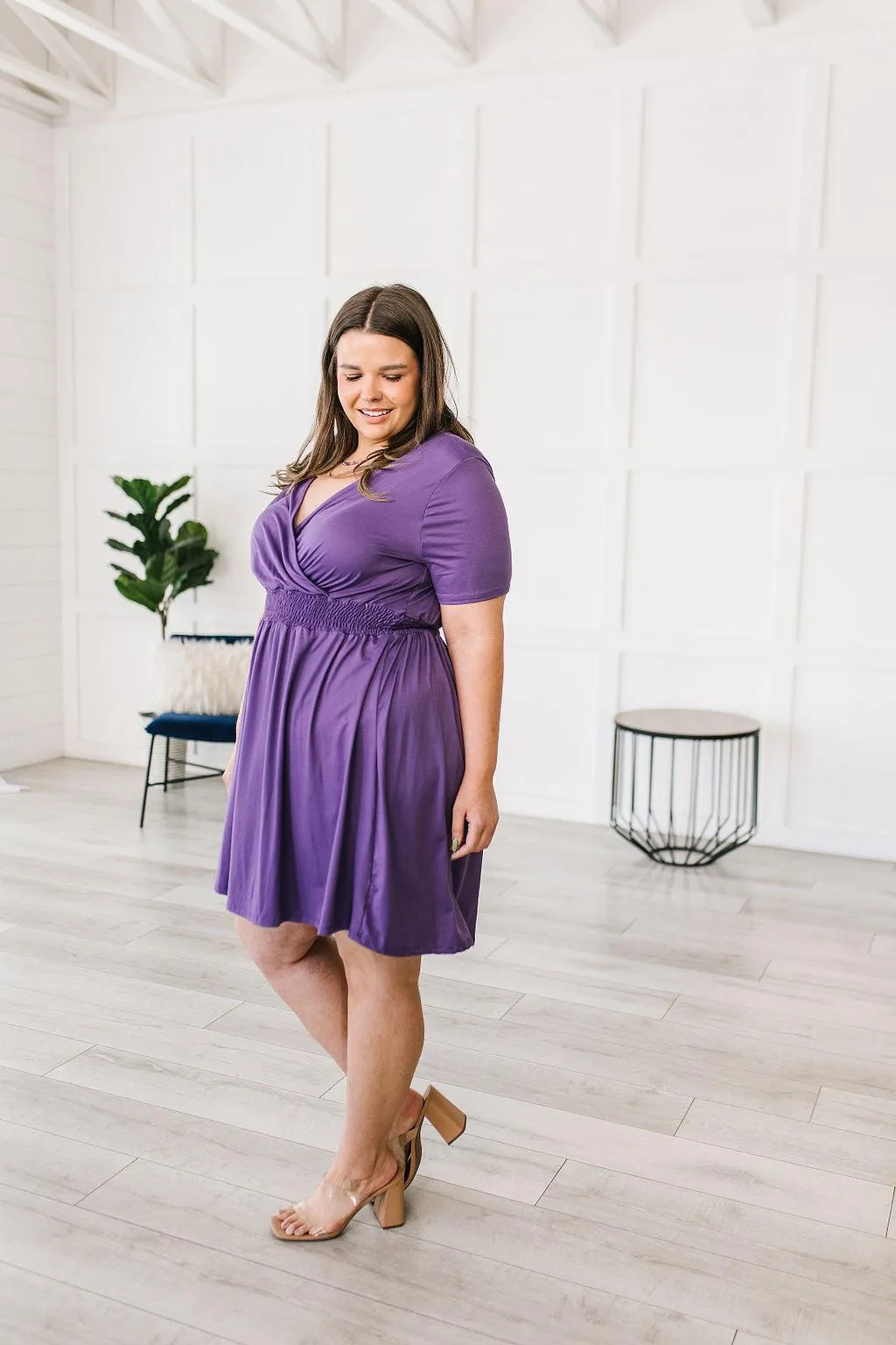 Hazel Blues® |  Miss Independent V-Neck Dress