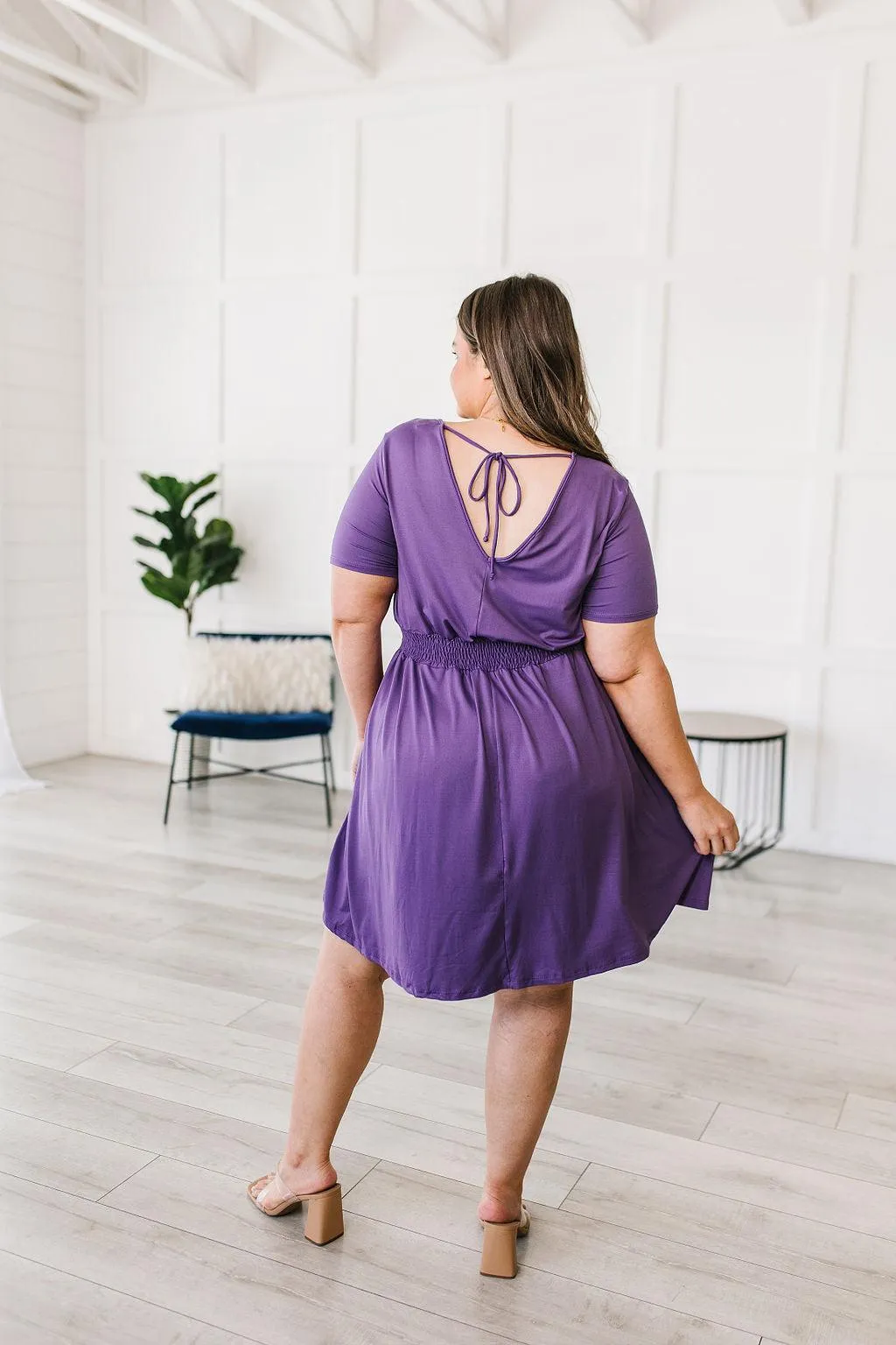 Hazel Blues® |  Miss Independent V-Neck Dress