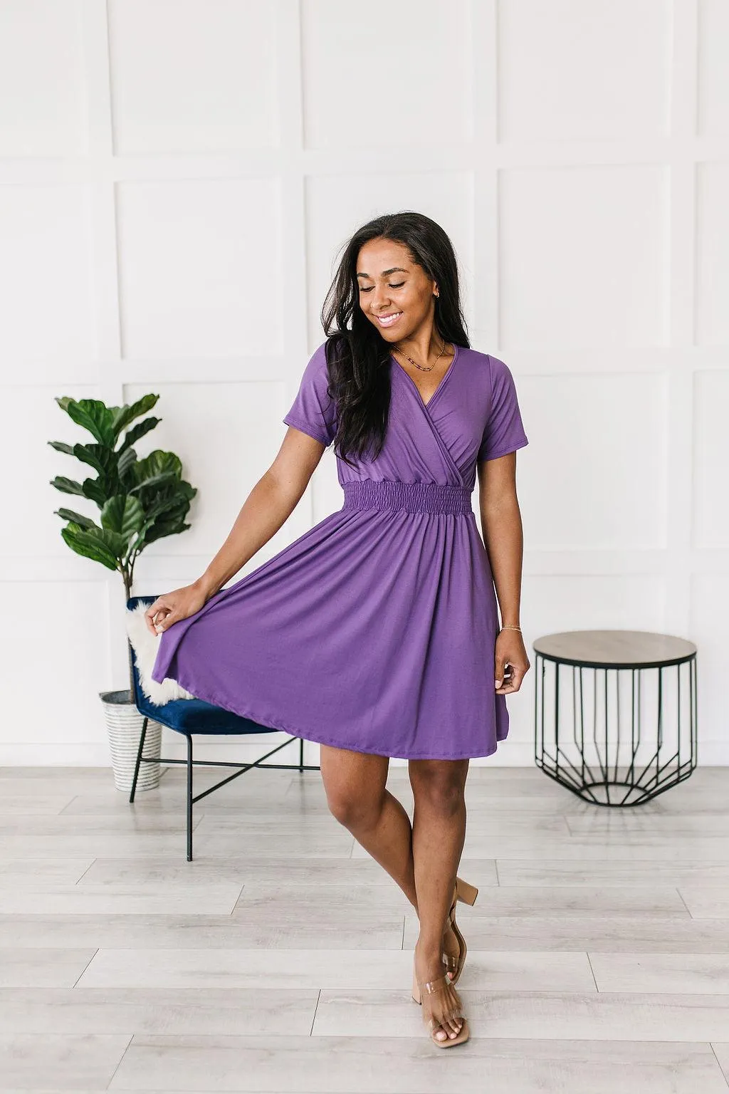 Hazel Blues® |  Miss Independent V-Neck Dress