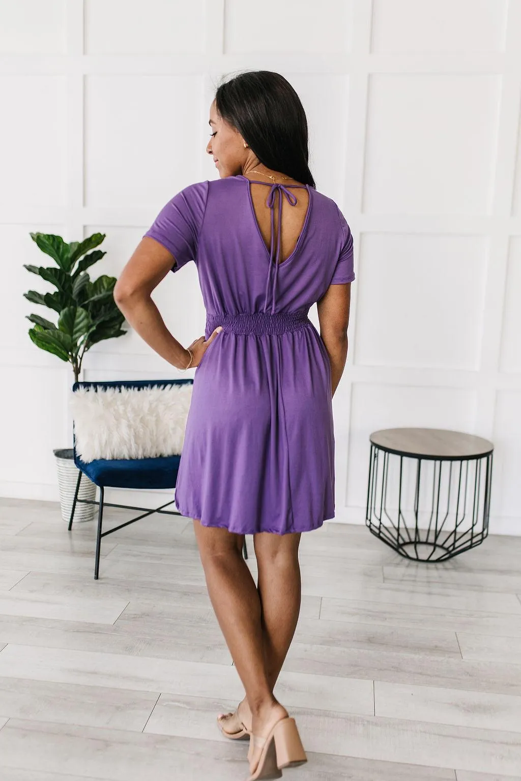 Hazel Blues® |  Miss Independent V-Neck Dress