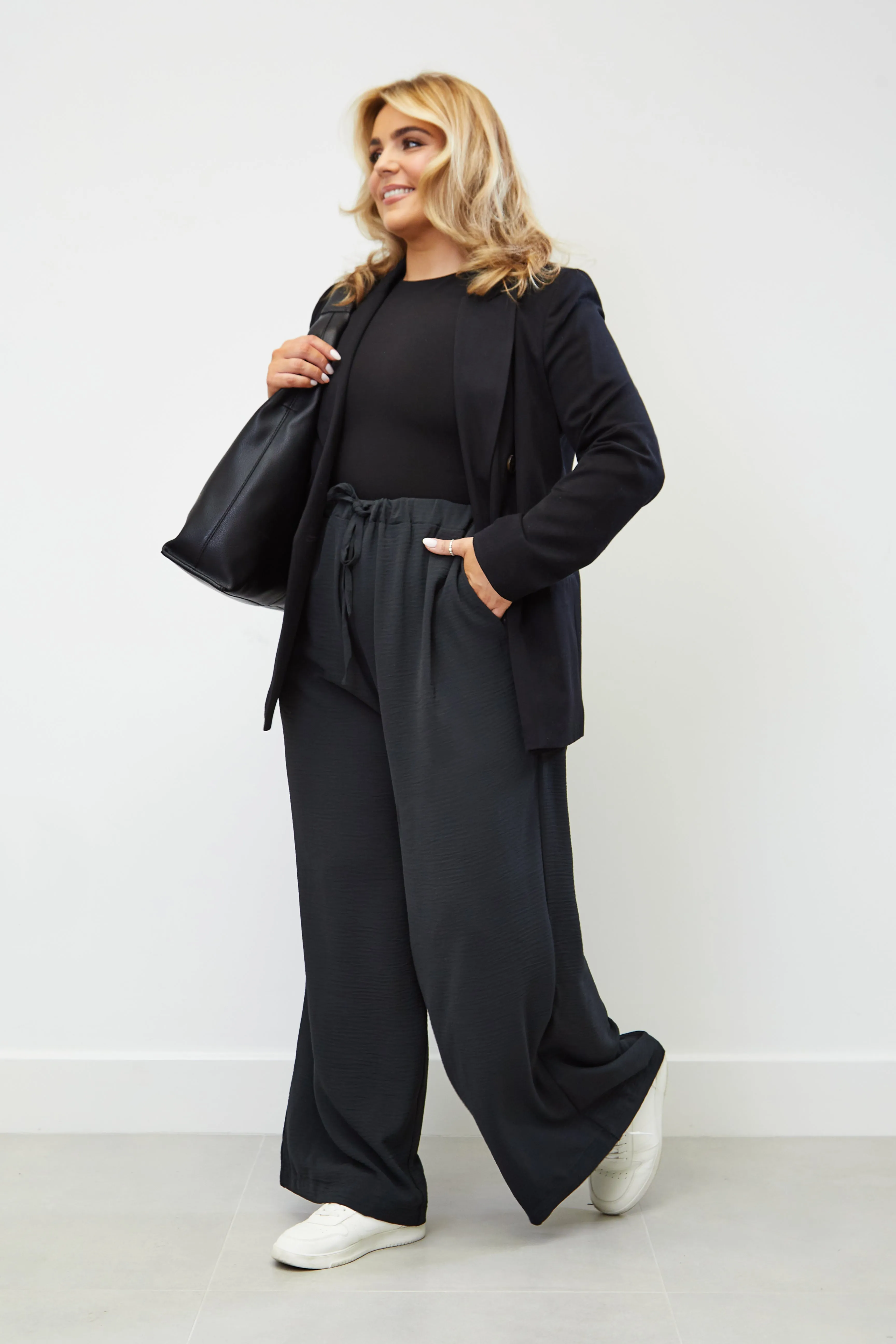 High Waisted Wide Leg ‘Olivia’ Trousers