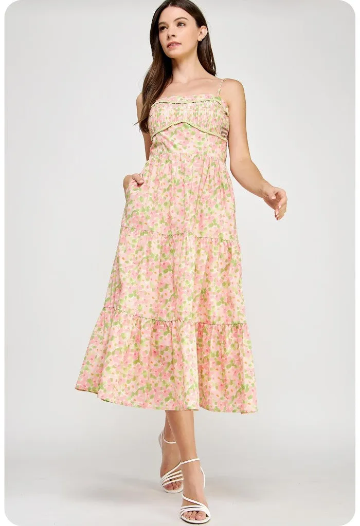 Honey Suckle Midi Dress