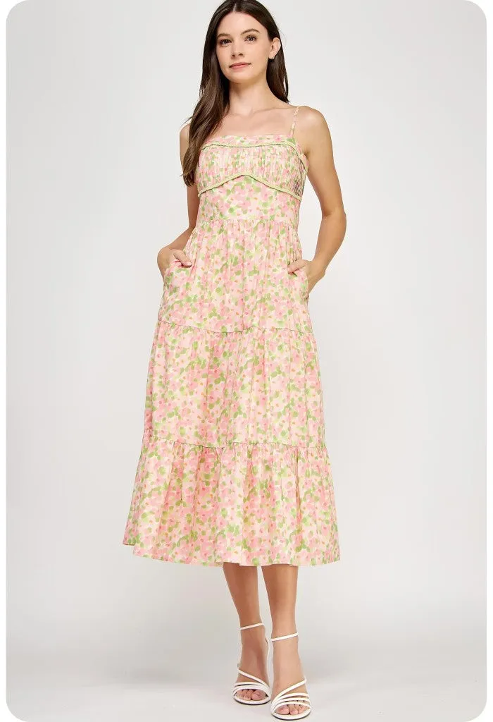 Honey Suckle Midi Dress