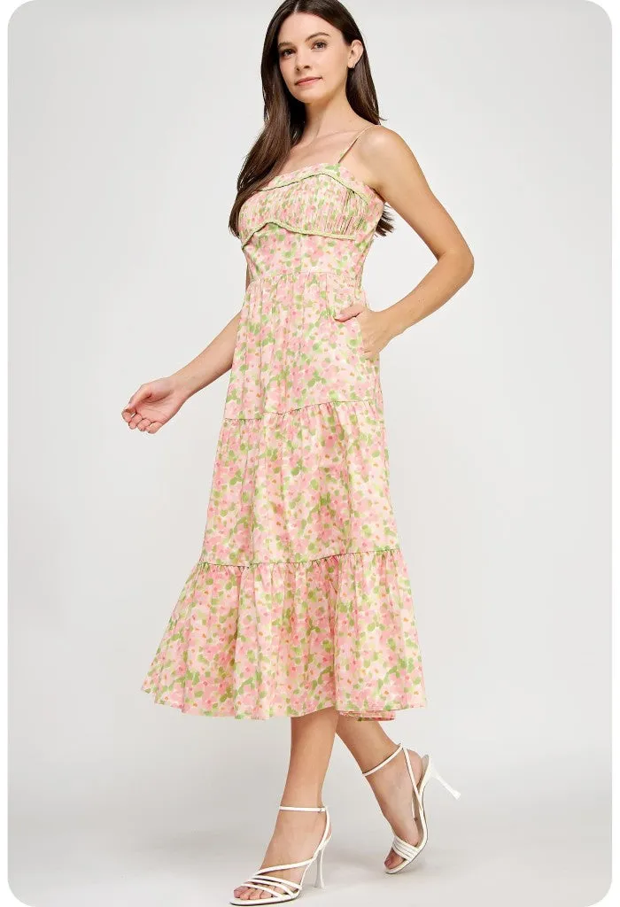 Honey Suckle Midi Dress