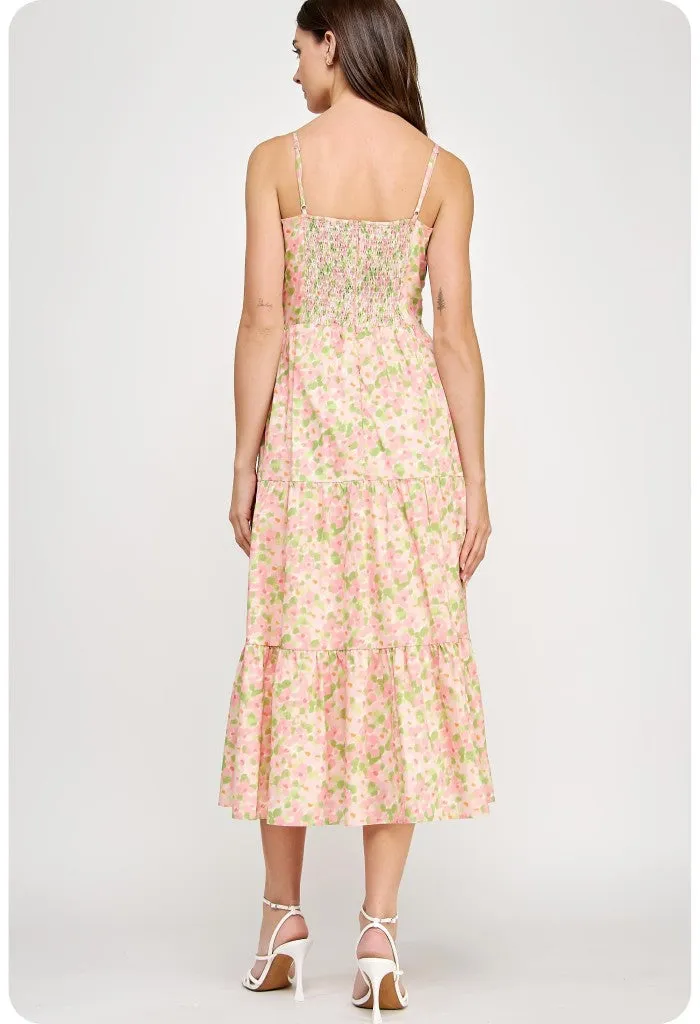Honey Suckle Midi Dress