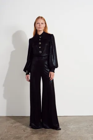 Honor Jumpsuit - Metallic black
