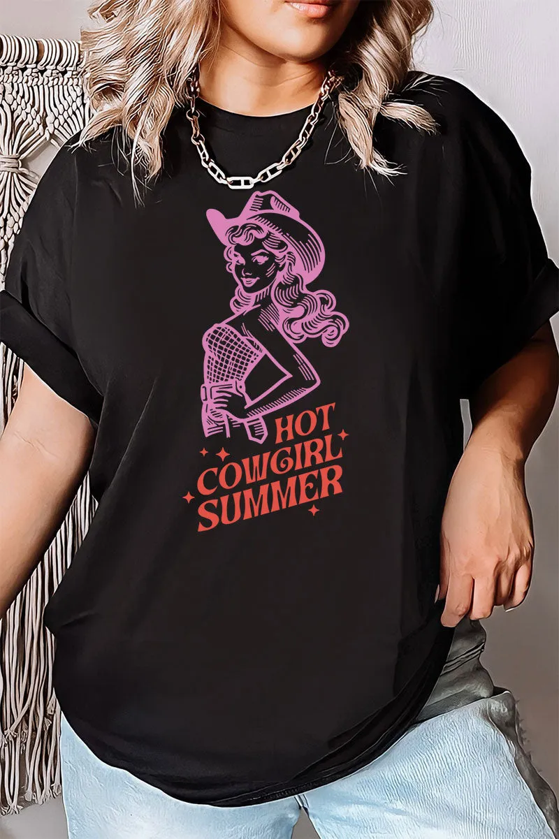 Hot Cowgirl Summer Softstyle Adult T-Shirt