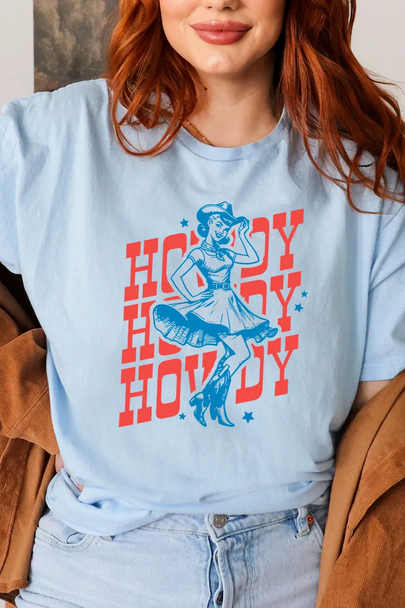 Howdy Cowgirl Softstyle Adult T-Shirt