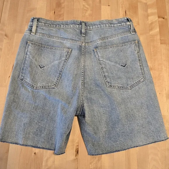 Hudson Hana Biker Bermuda Jean Denim Shorts Size 30