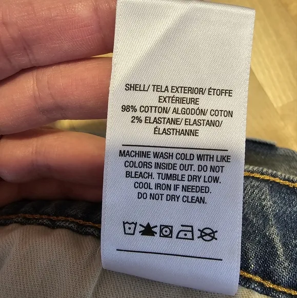 Hudson Hana Biker Bermuda Jean Denim Shorts Size 30
