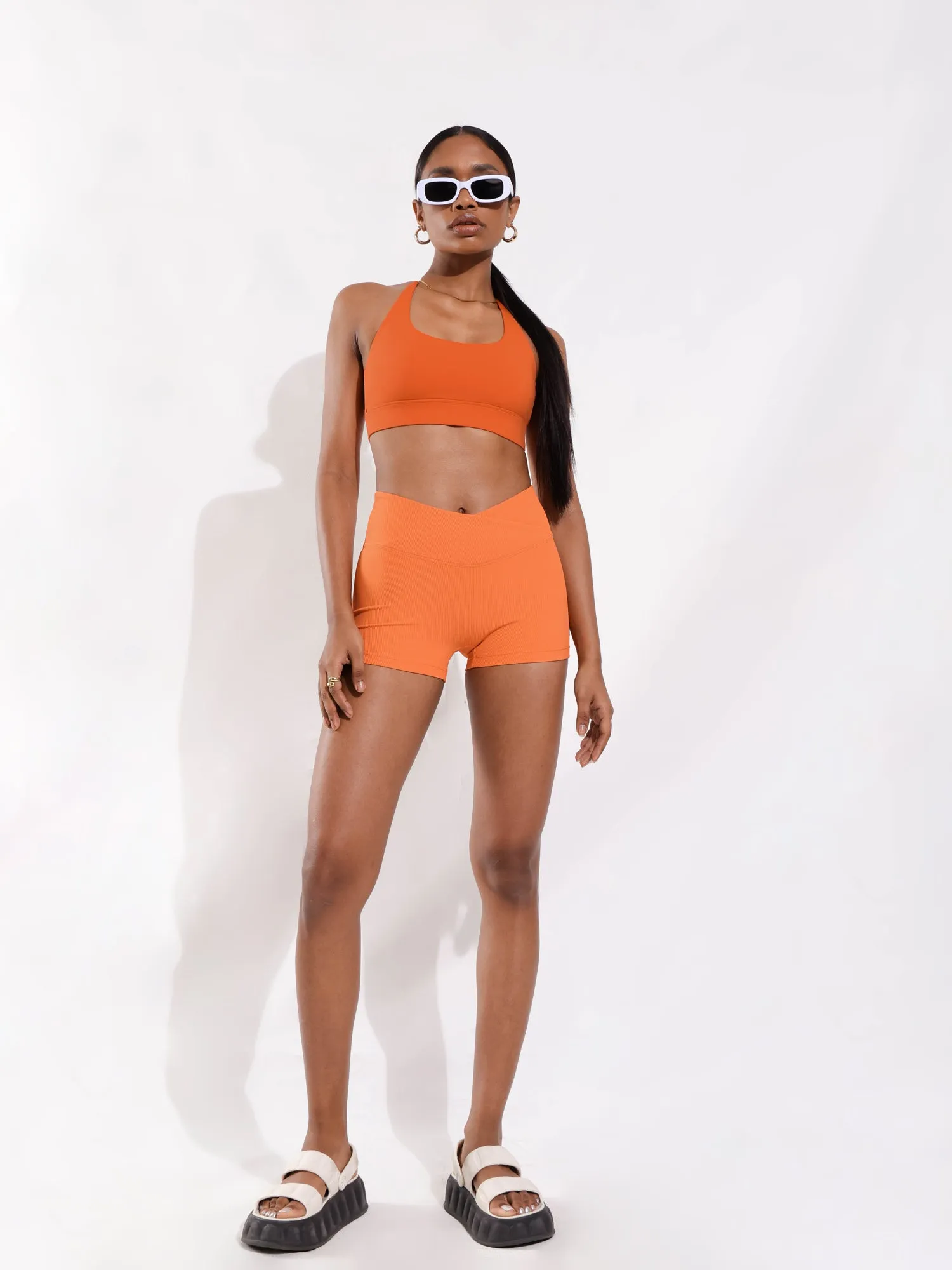 Isla Front Overlapped Biker Short