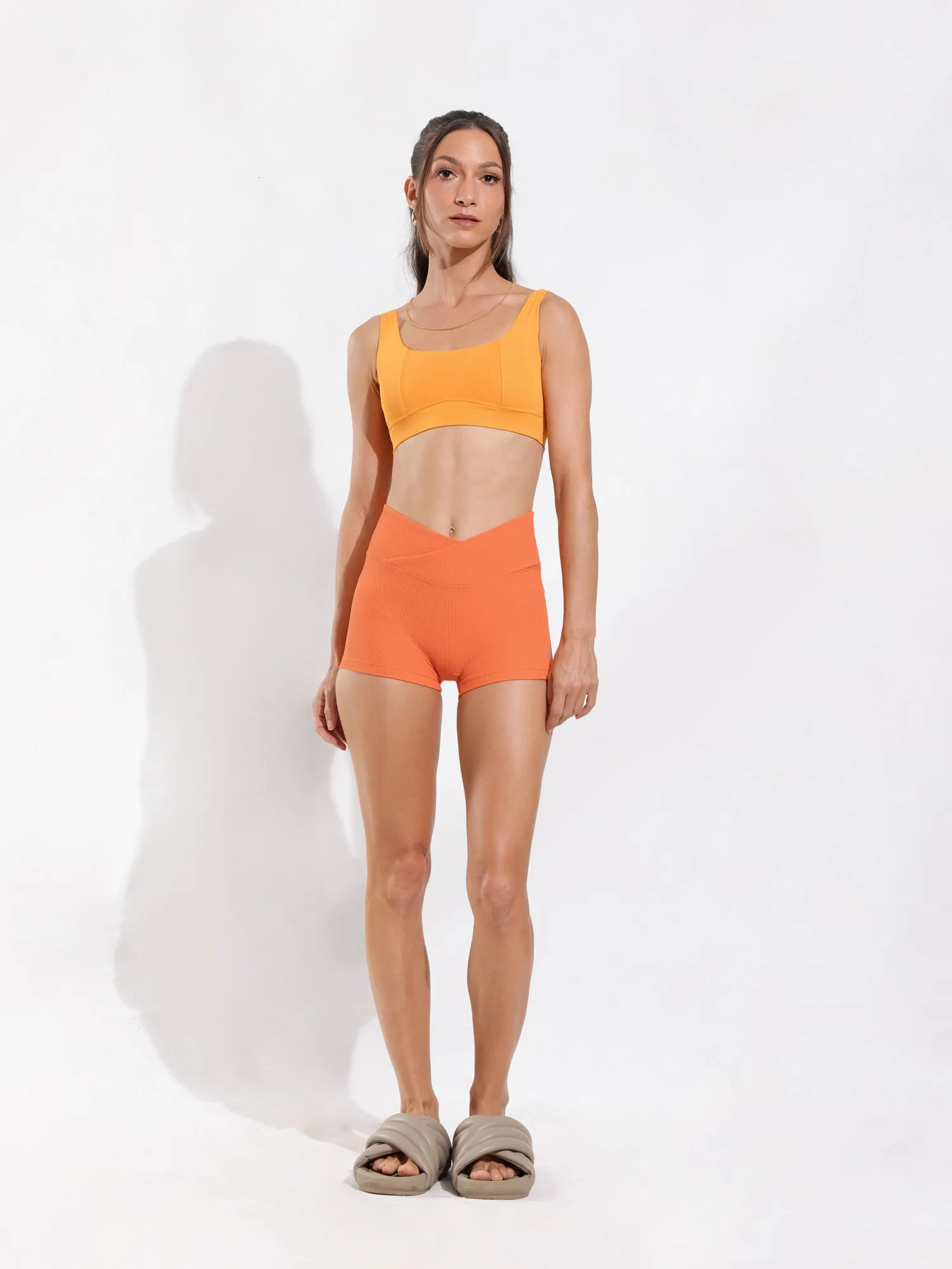 Isla Front Overlapped Biker Short