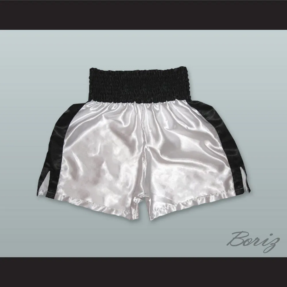 Jake Lamotta White Boxing Shorts