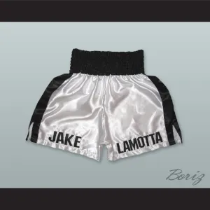 Jake Lamotta White Boxing Shorts