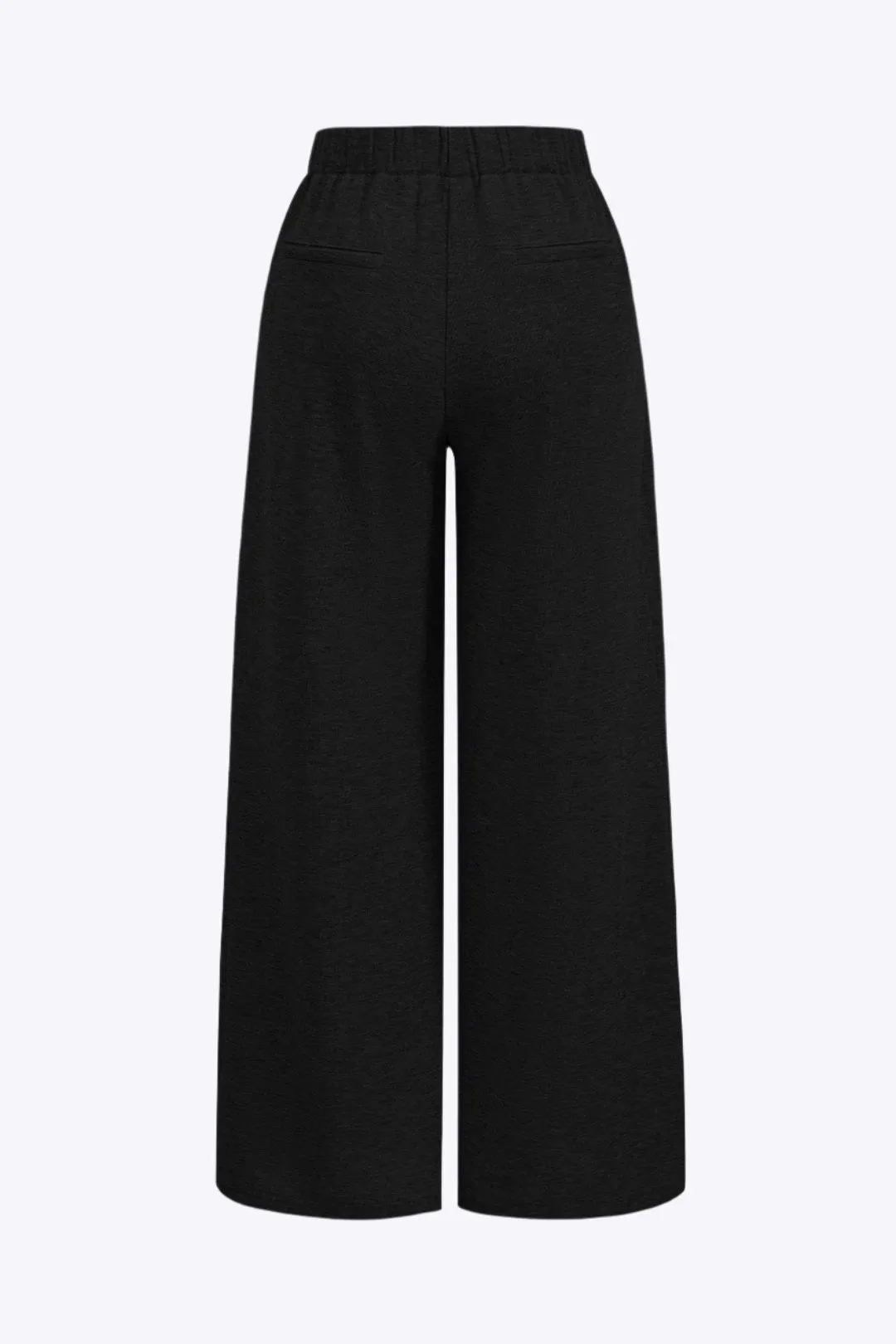 Jayne - Elegant Ruched Design Woman's Wide Leg Trousers