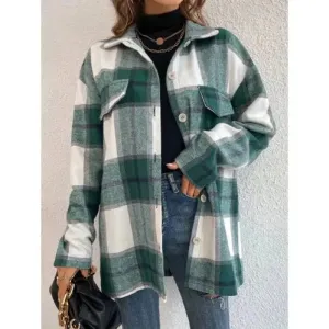 'Jessamy' Flannel Plaid Shacket