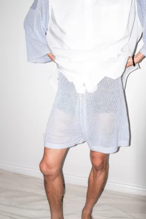 John Knit Short in Baby Blue