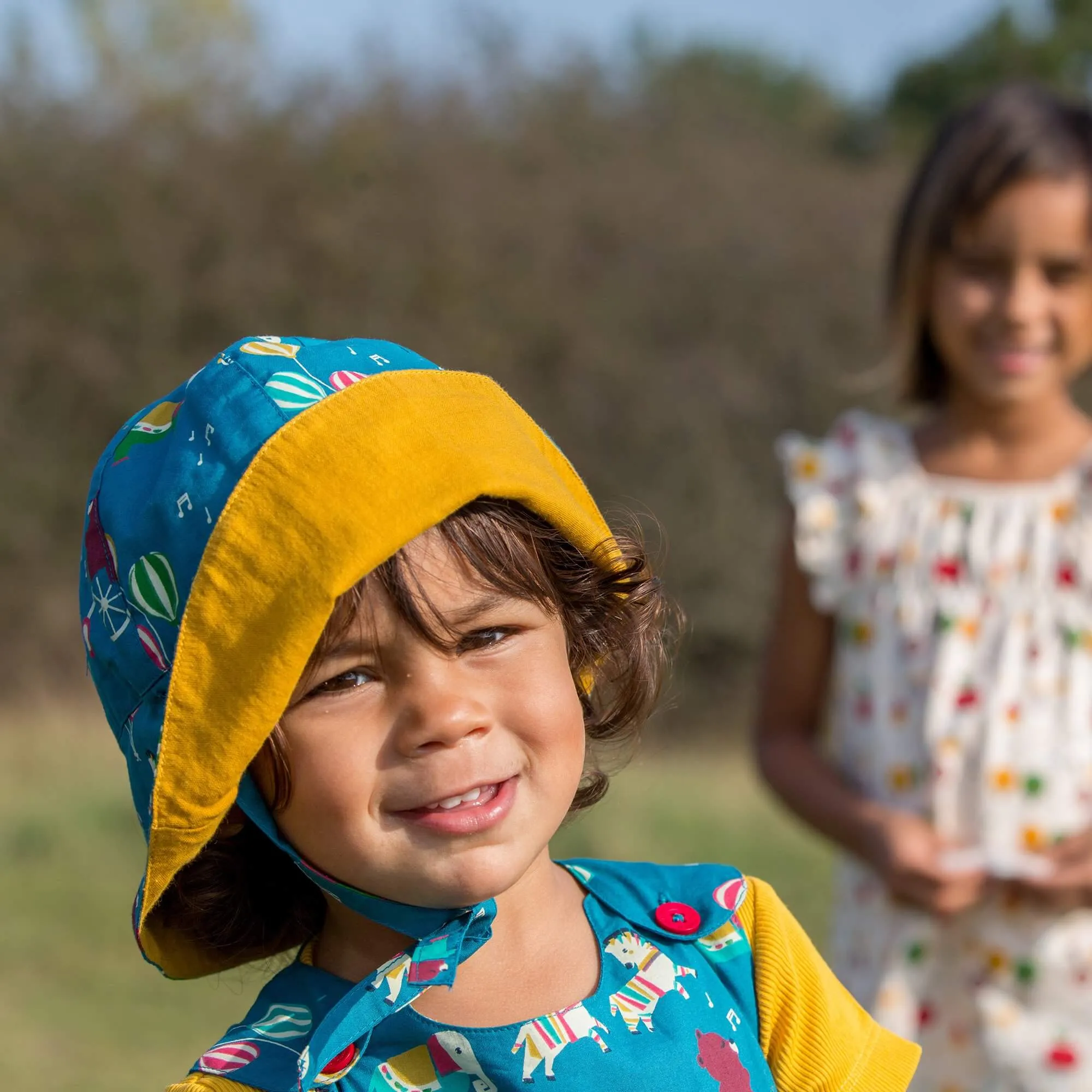 Join Our Jamboree & Gold Reversible Sunhat