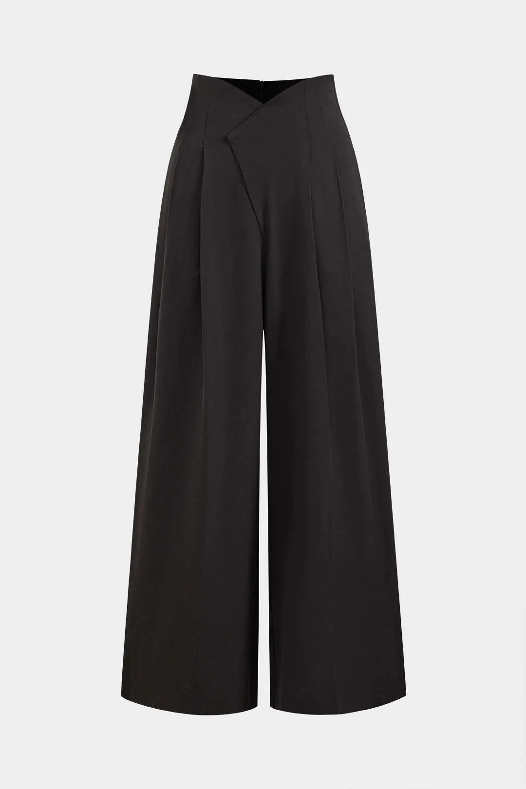Josephine - Trendy Pleated Asymmetry Woman's Wide Leg Trousers