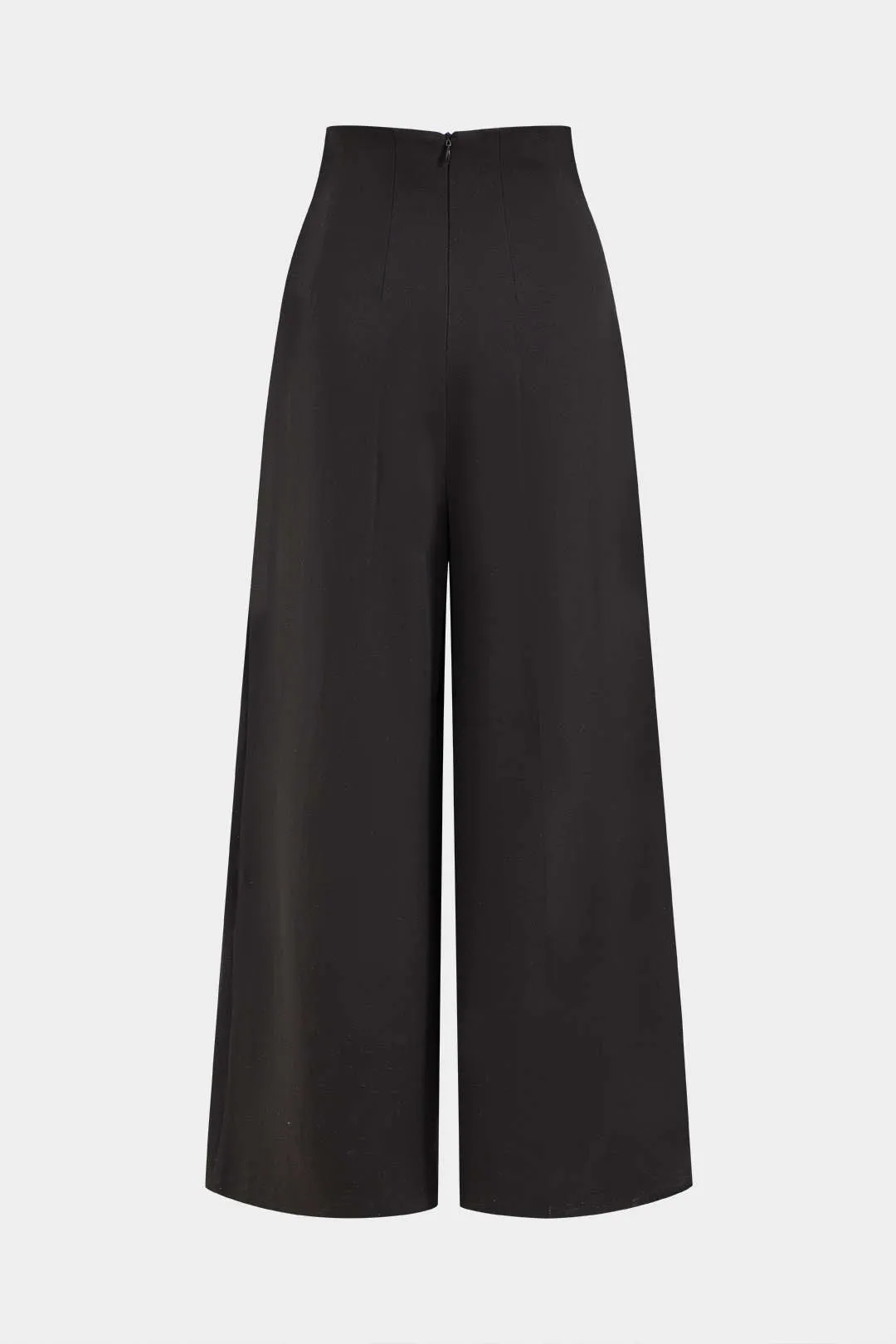 Josephine - Trendy Pleated Asymmetry Woman's Wide Leg Trousers
