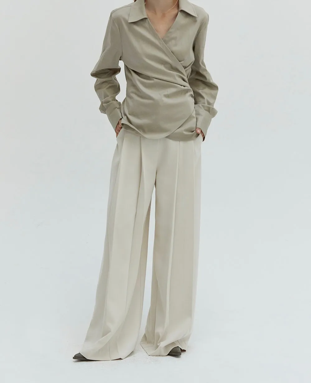 JUNO PLEATED TROUSERS