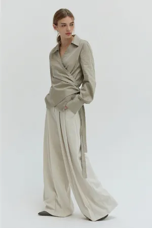 JUNO PLEATED TROUSERS