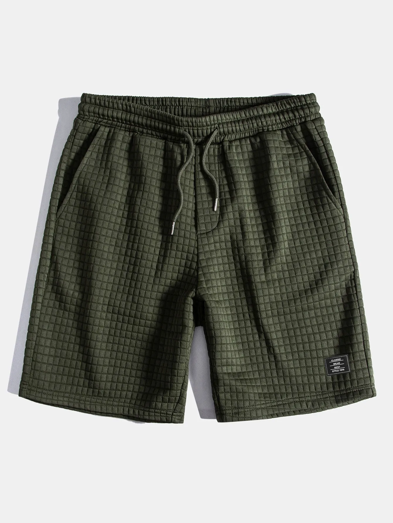 Kangaroo Pocket Waffle Hoodie T-Shirt & Shorts