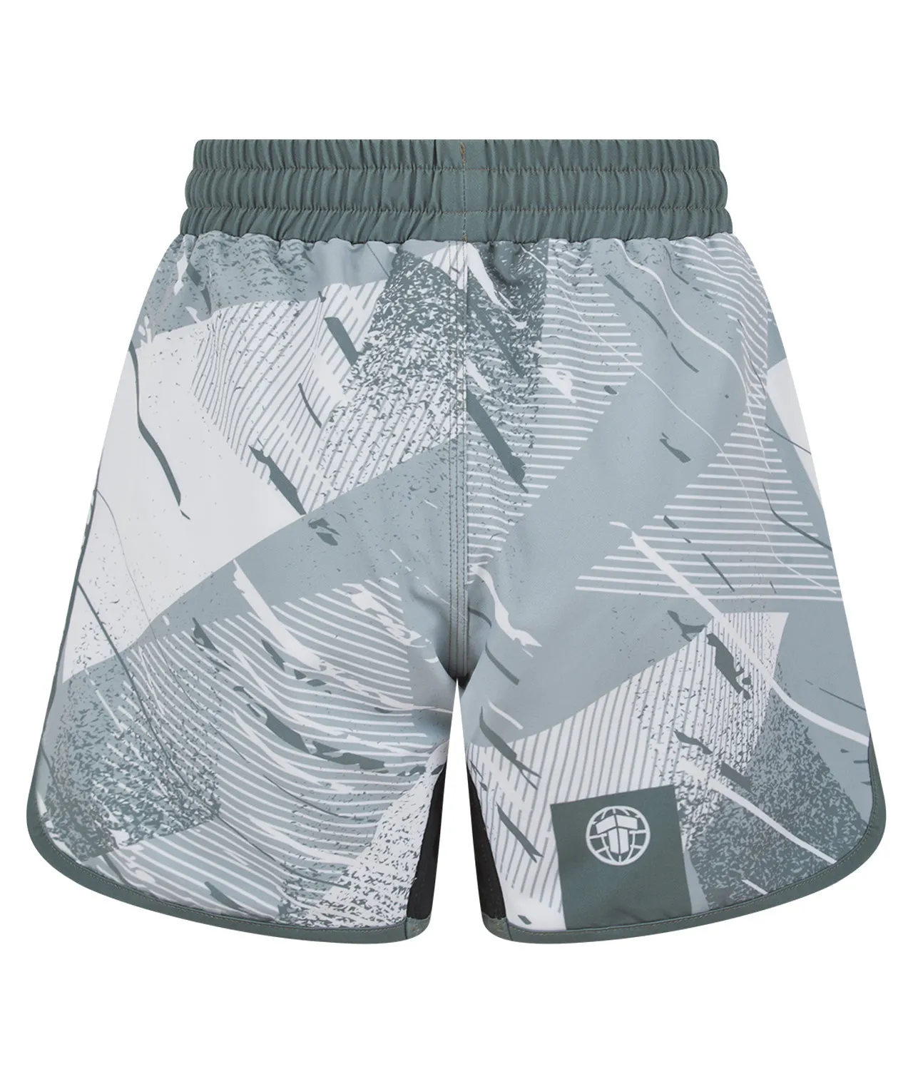 Kids Abstract Shorts - Sage