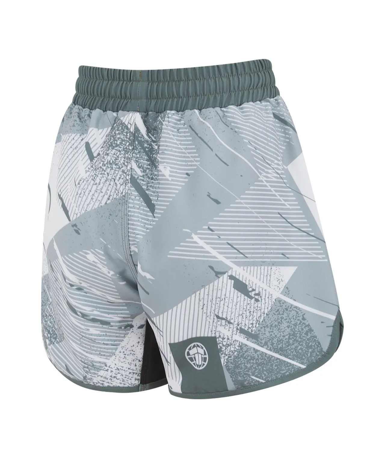 Kids Abstract Shorts - Sage