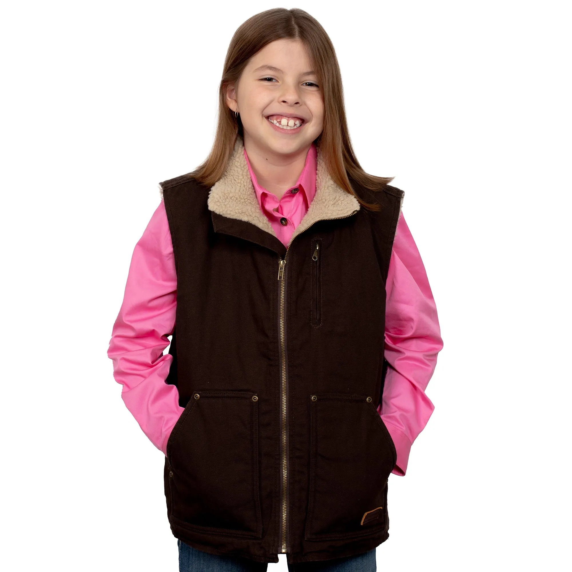 Kid's - Junior Diamantina Sherpa Vest