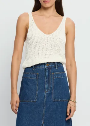 KIVARI Lani Knit Cami - Ivory