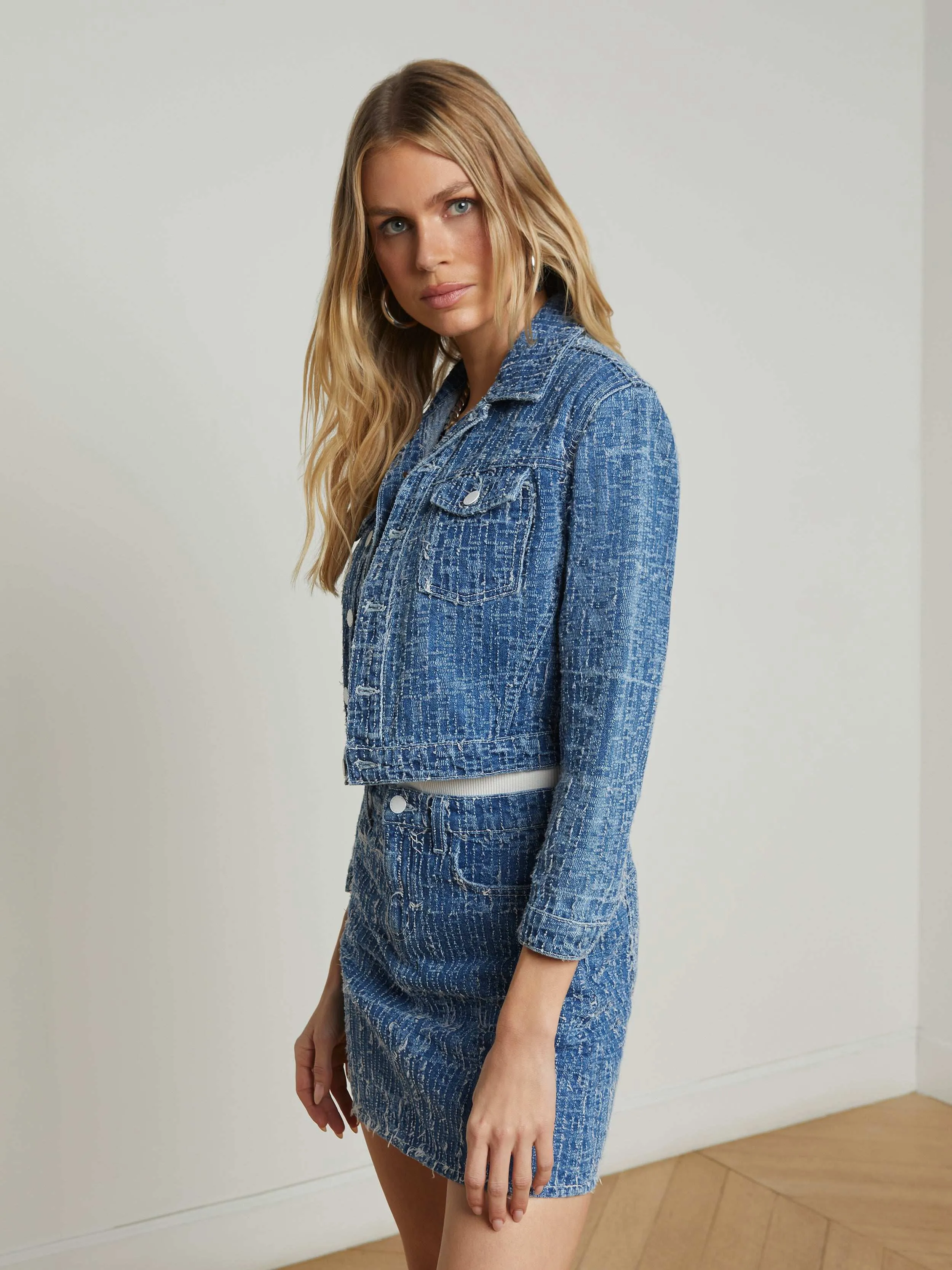 Koda Cropped Denim Jacket