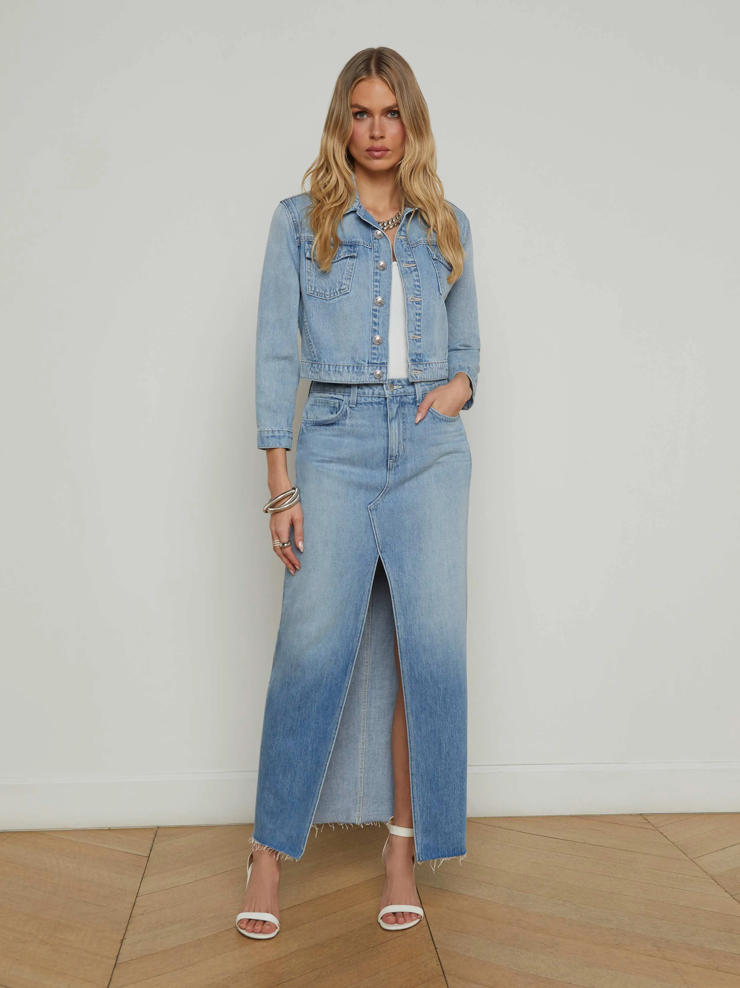 Koda Cropped Denim Jacket