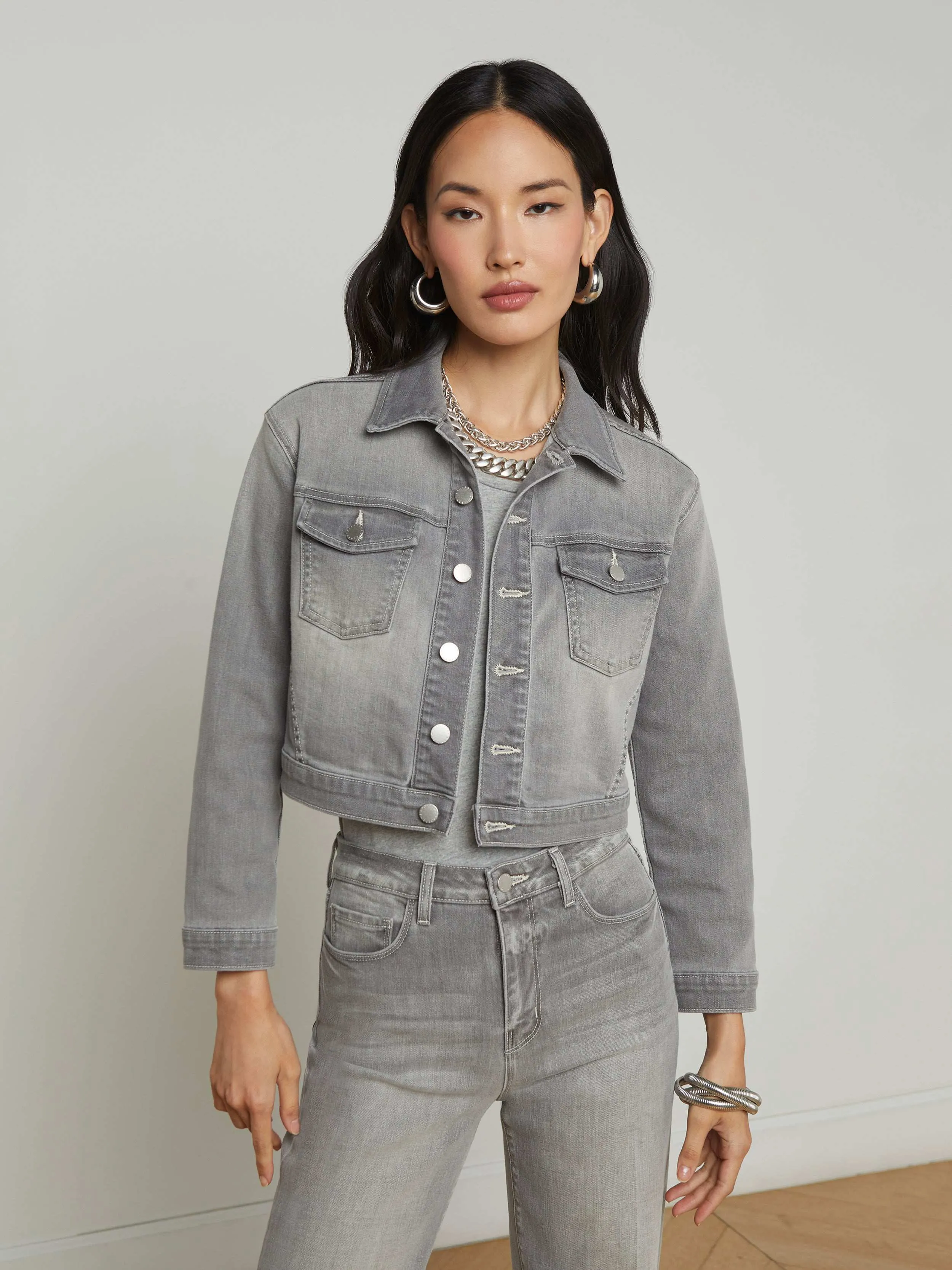 Koda Cropped Denim Jacket
