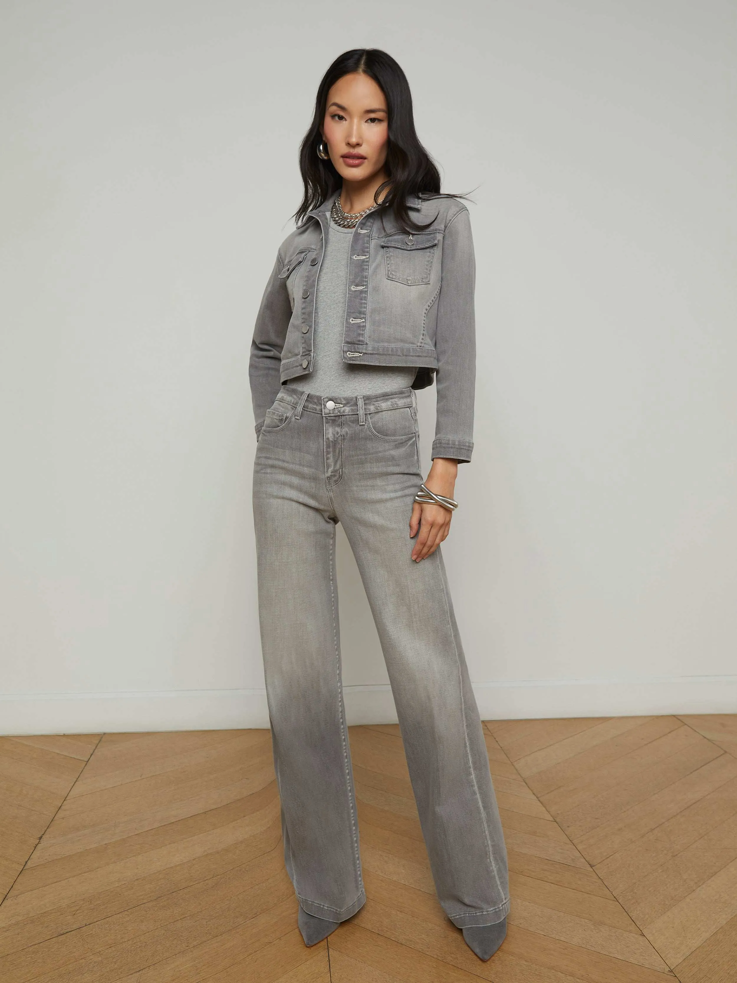 Koda Cropped Denim Jacket