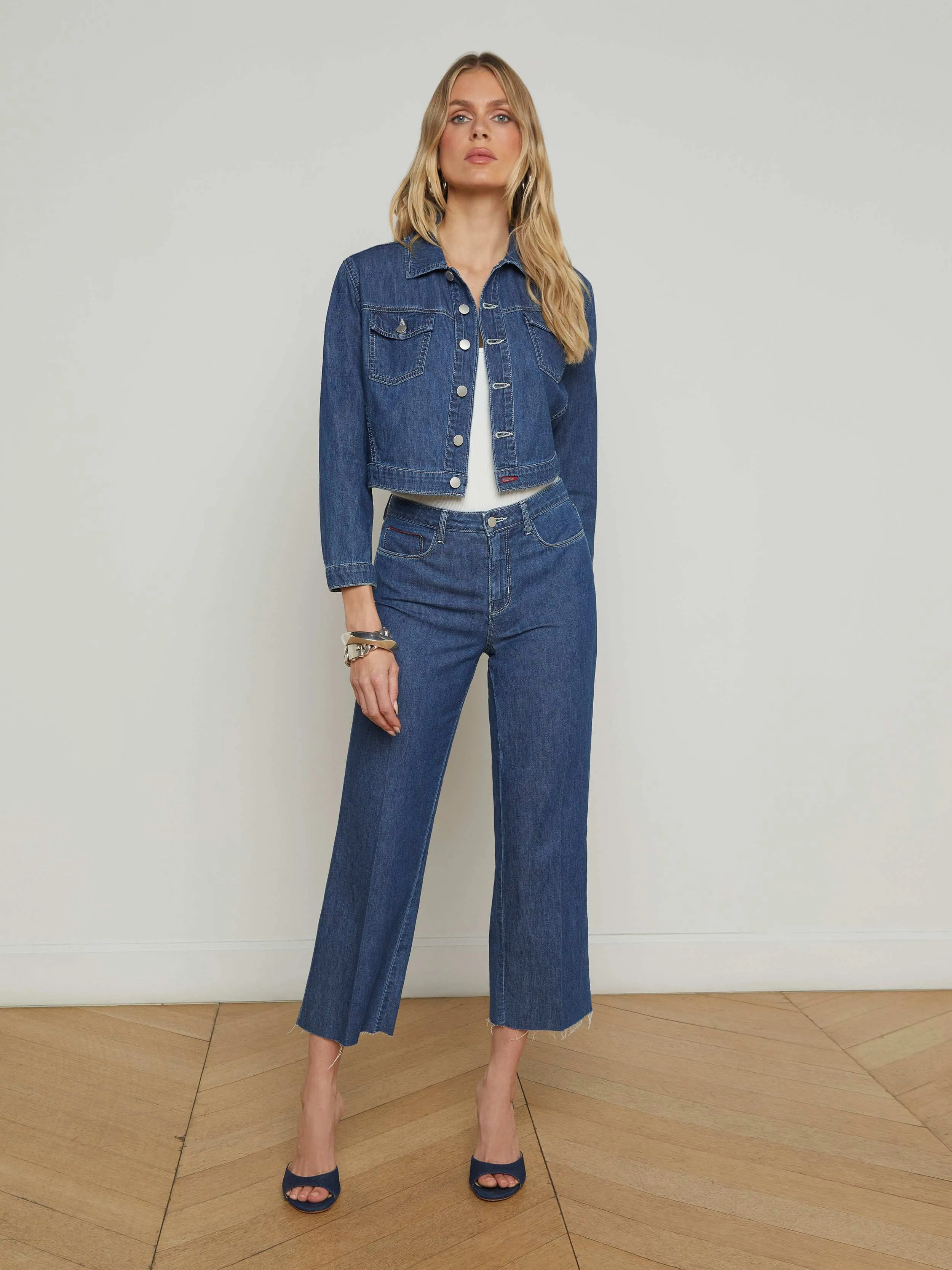 Koda Cropped Denim Jacket
