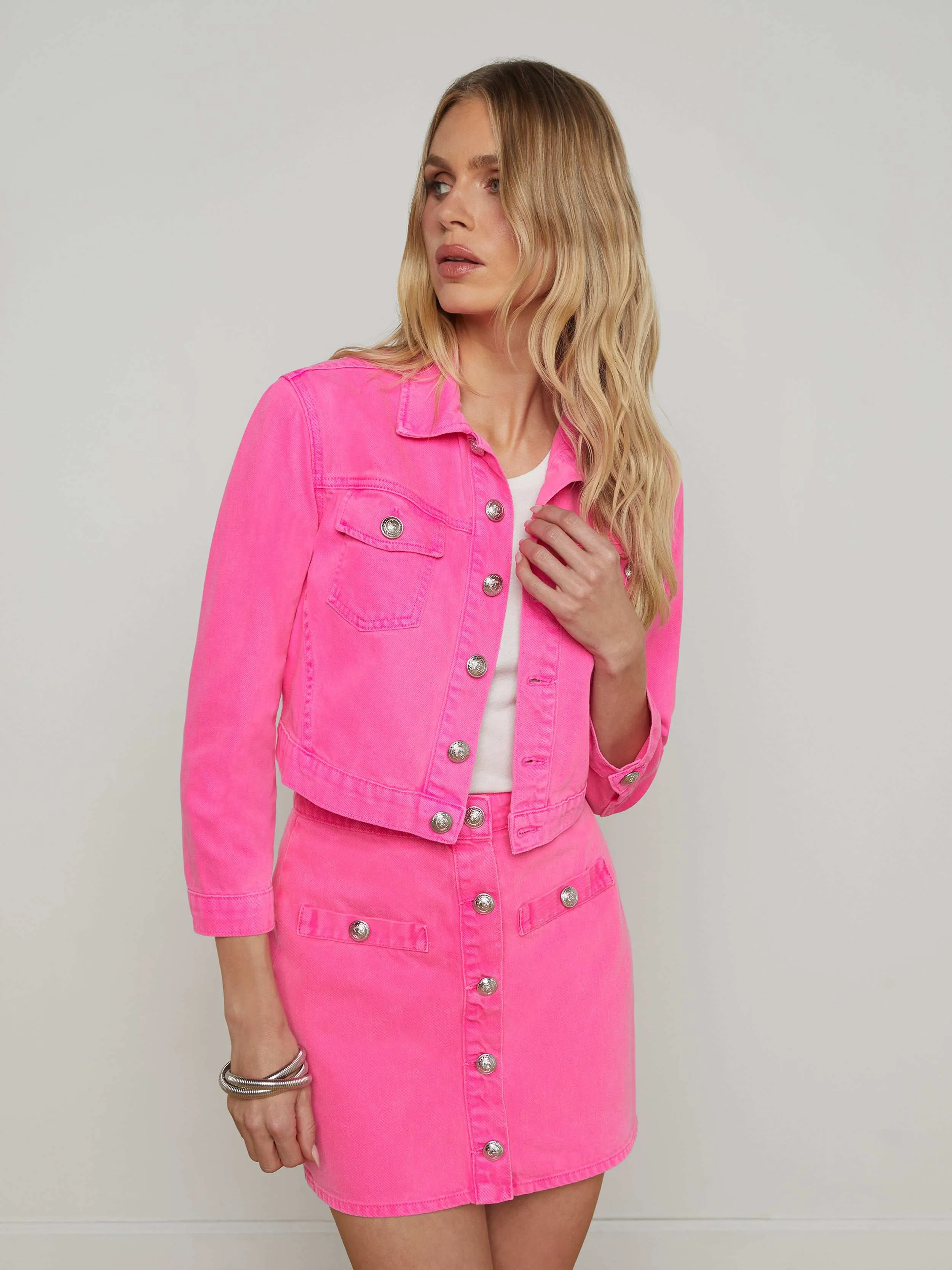 Koda Cropped Denim Jacket