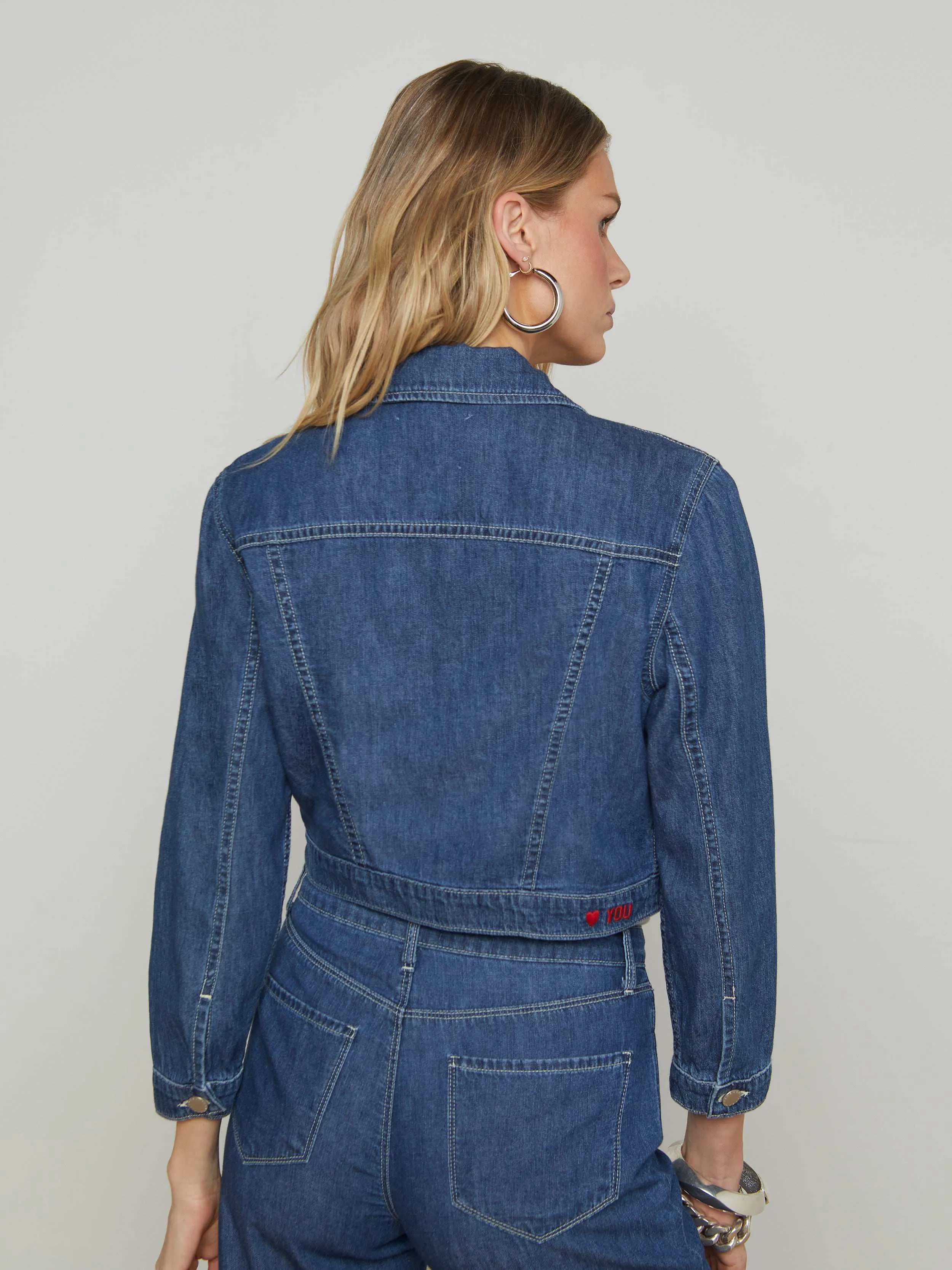 Koda Cropped Denim Jacket