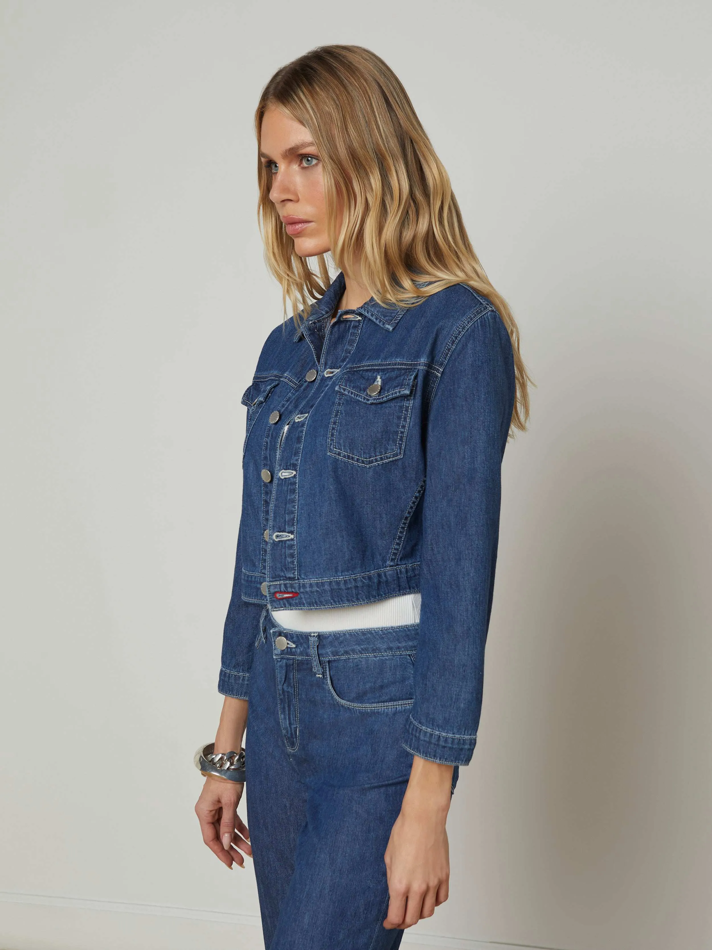 Koda Cropped Denim Jacket
