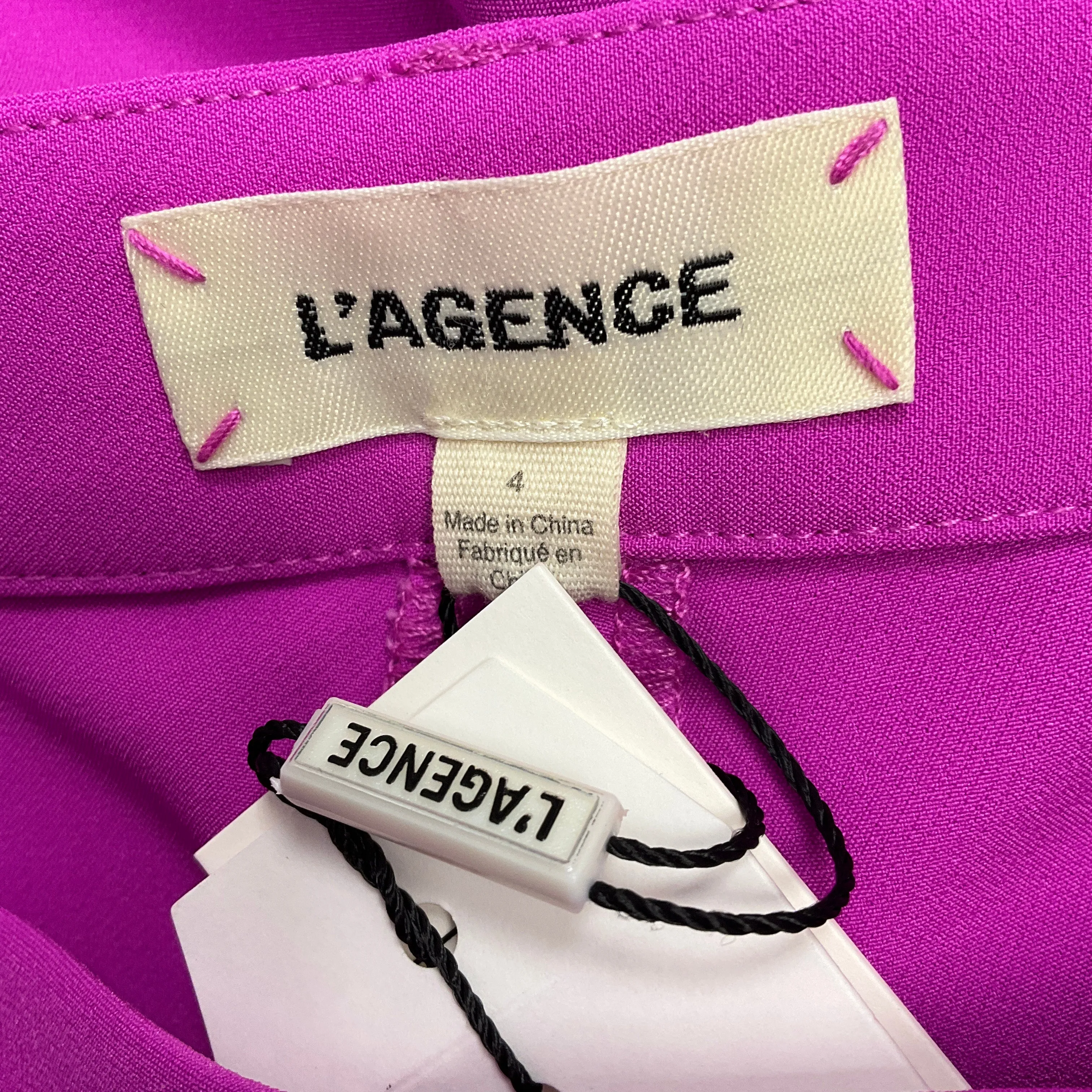 L'Agence Bright Violet Ludivine Trouser