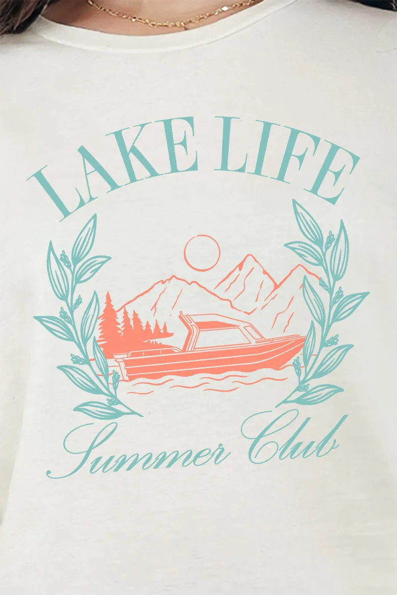 Lake Life Summer Club Softstyle Adult T-Shirt