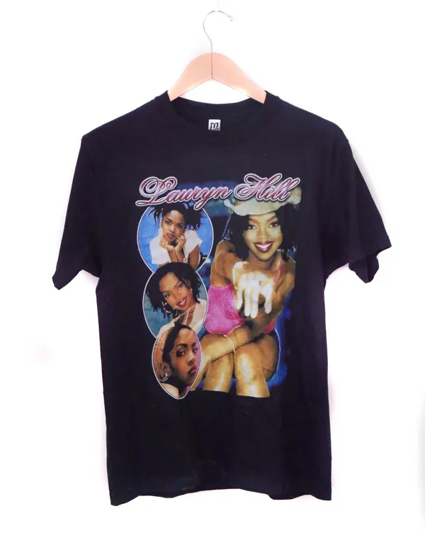 Lauryn Hill Vintage 90s Tee Black