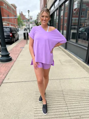 Lavender Bike Shorts
