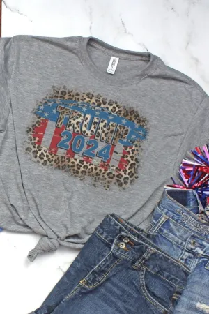 Leopard Trump 2024 Unisex Dri-Power Poly Tee