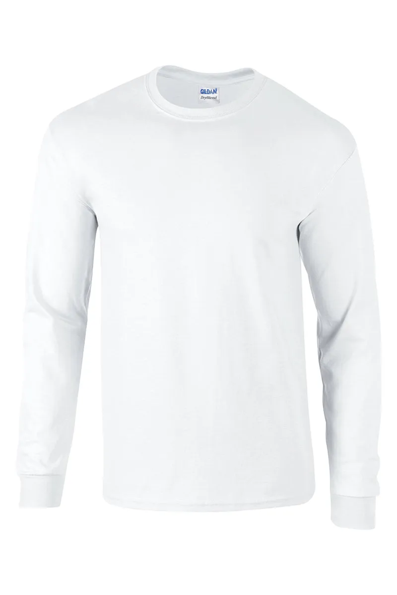 Leopard Vine Monogram DryBlend Adult Long Sleeve Tee
