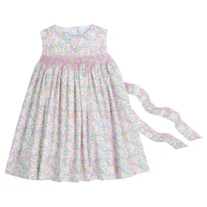 Little English: Smocked Dress - Cheekwood Floral
