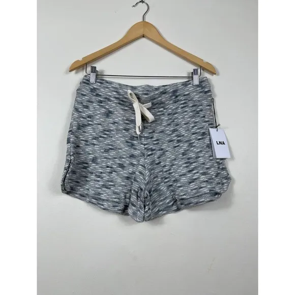 LNA Lenny Knit Shorts In Marble Size XL