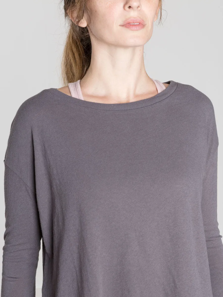 long sleeve boxy tee
