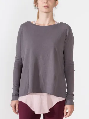 long sleeve boxy tee