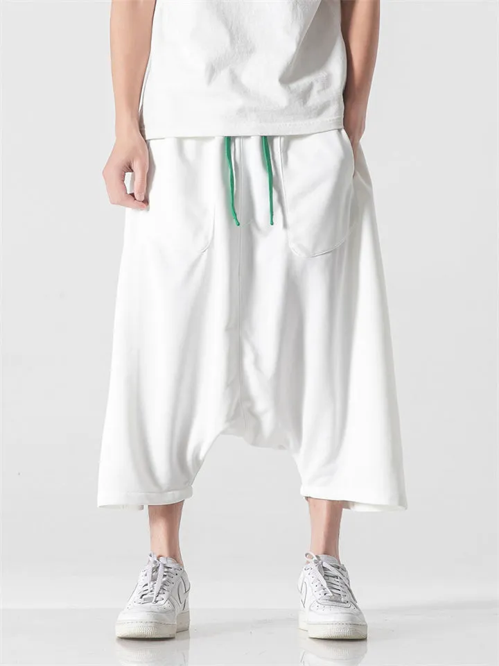 Loose Comfy Wide Leg Japanese High Street Pants for Men